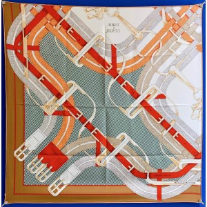 에르메스 Hermes 스카프 커피  90cm