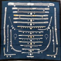 에르메스 Hermes 스카프 네이비 90cm