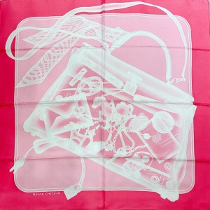 에르메스 Hermes 스카프 마젠타 90cm