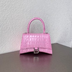발렌시아가 Balenciaga 5935461 Hourglass 스몰 핸드백 23cm