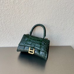 발렌시아가 Balenciaga 5928331 Hourglass XS 핸드백 19cm