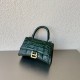 발렌시아가 Balenciaga 5928331 Hourglass XS 핸드백 19cm