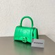 발렌시아가 Balenciaga 5928331 Hourglass XS 핸드백 19cm