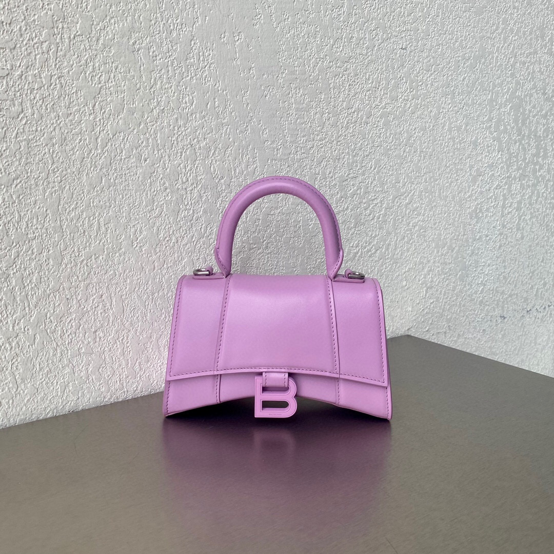 발렌시아가 Balenciaga 5928331 Hourglass XS 핸드백 19cm