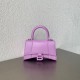 발렌시아가 Balenciaga 5928331 Hourglass XS 핸드백 19cm
