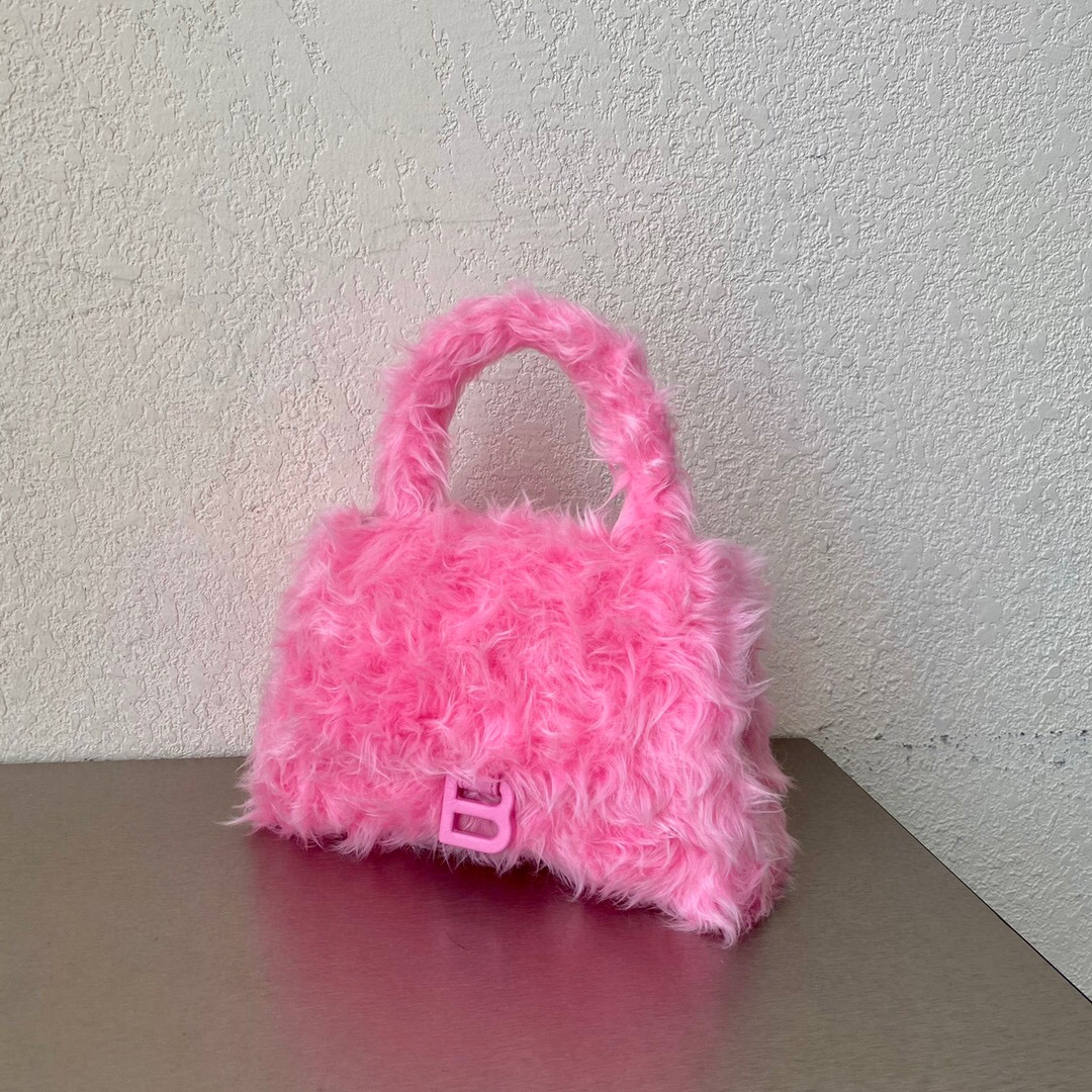 발렌시아가 Balenciaga 676365 Supre cute 핸드백 핑크 23cm