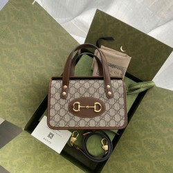 구찌 Gucci 645453 [구찌 홀스빗 1955] 미니 탑 핸들백 23cm
