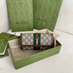 구찌 Gucci 652681 Denim Jackie 1961 [재키 1961] 체인 지갑 19cm