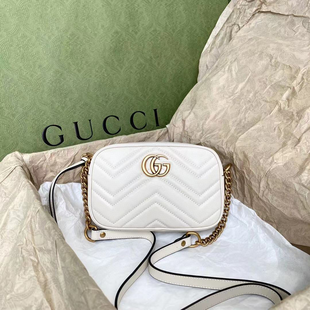 구찌 Gucci 448065 Marmont [GG 마몽] 마틀라세 미니백 18cm