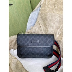 구찌 Gucci [GG 블랙] 수프림 벨트백 24cm