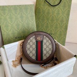 구찌 Gucci 550618 Ophidia [오피디아] 미니 GG 라운드 숄더백 18cm