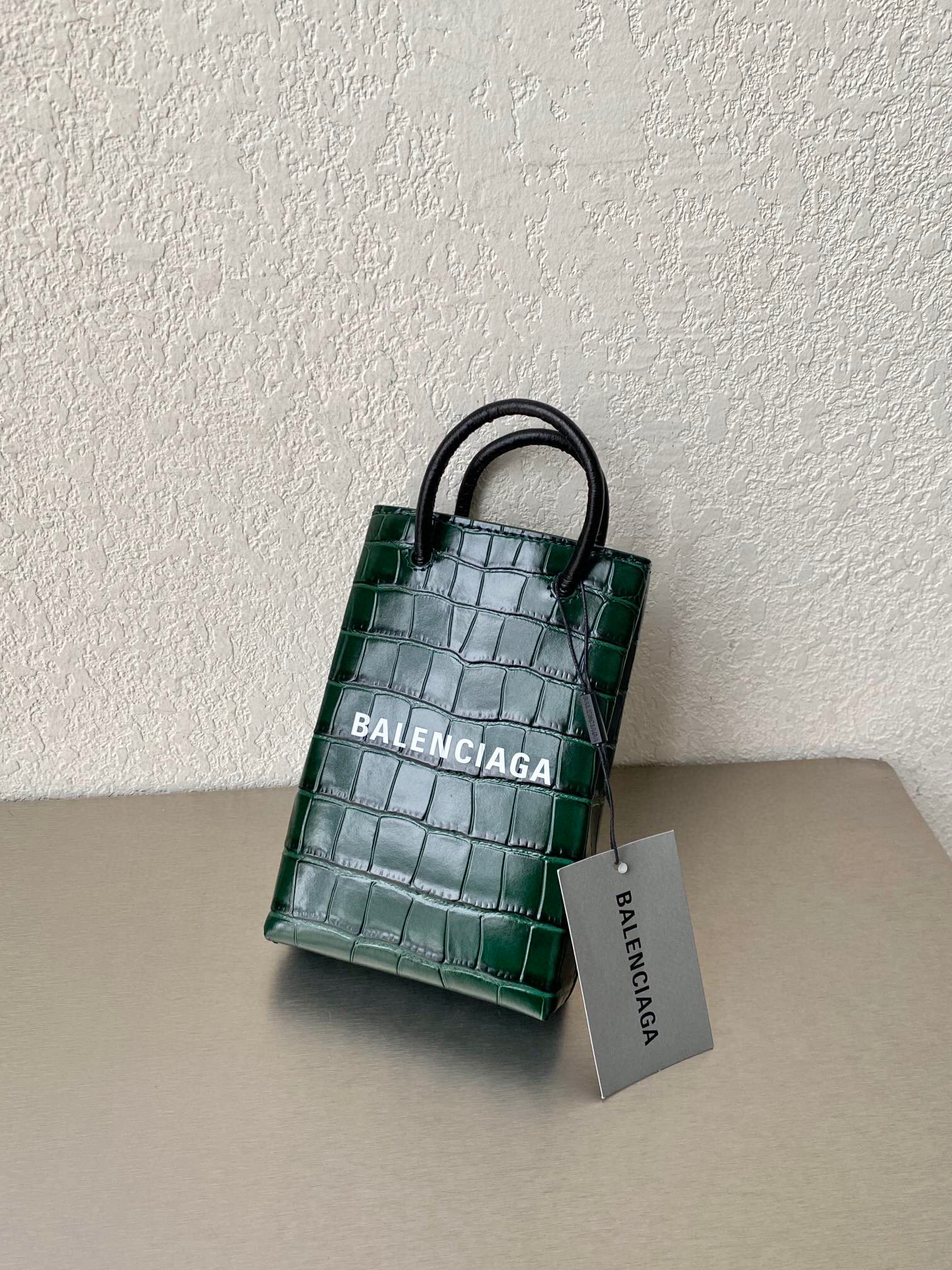 발렌시아가 Balenciaga 593826 핸드폰 가방 17.8cm
