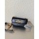 발렌시아가 Balenciaga 679863 엑스트라 서플 크로커다일 엠보싱 카프스킨 GOSSIP XS 체인 백 18.8cm