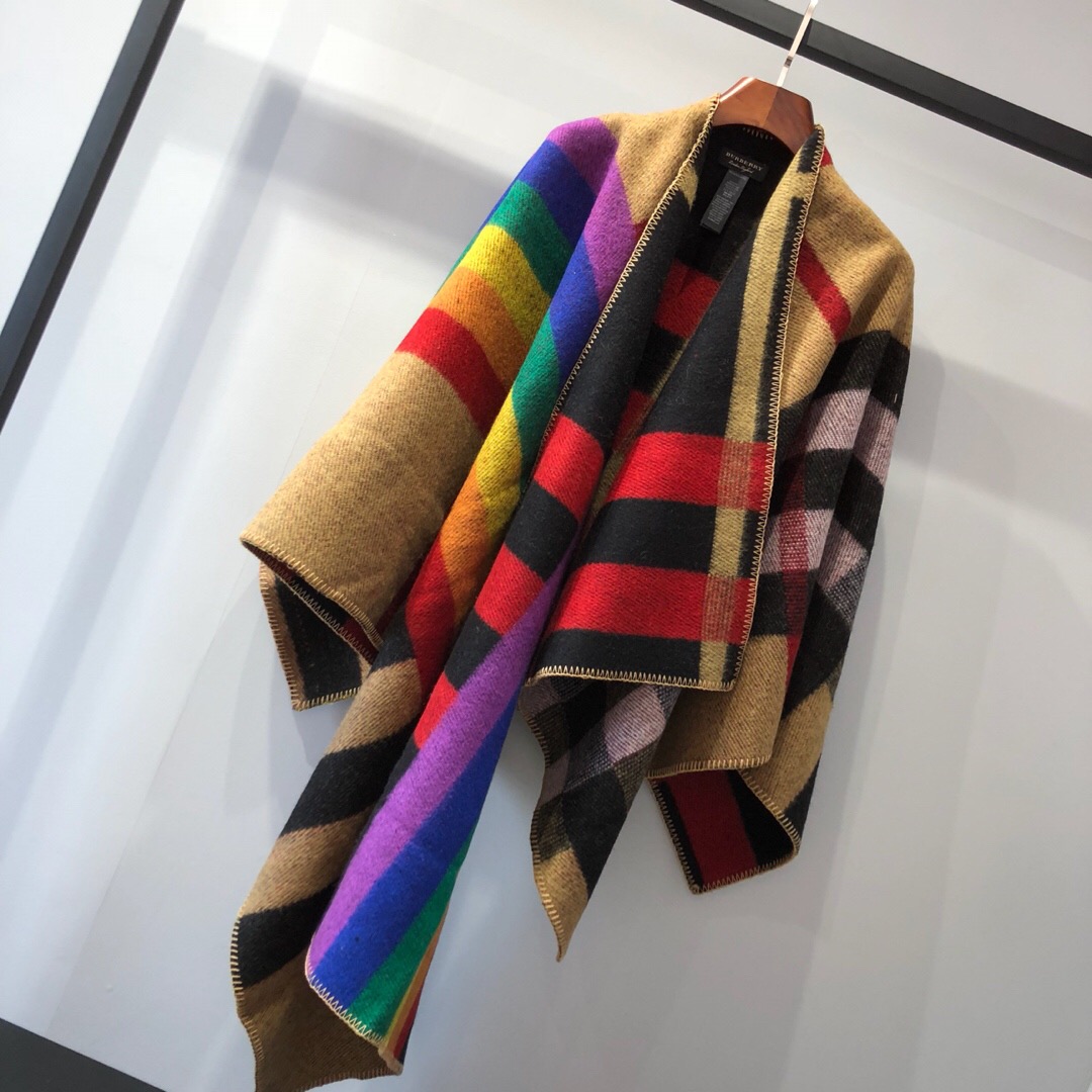 버버리 가디건 Burberry 울 캐시미어 케이프