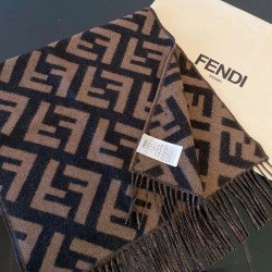 펜디 FENDI 스카프 캐시미어 커피