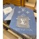 루이비통 Louis Vuitton M76342 콜드 레이캬비크 스카프 블루