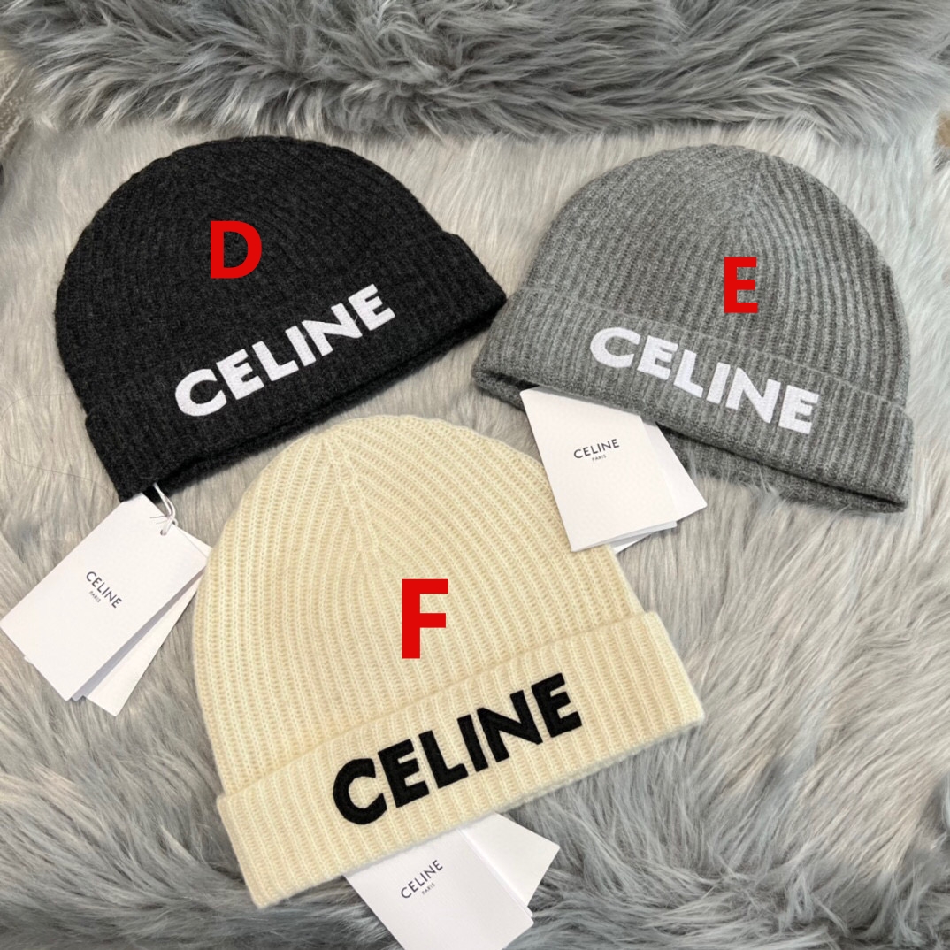 셀린느 CELINE 니트 모자