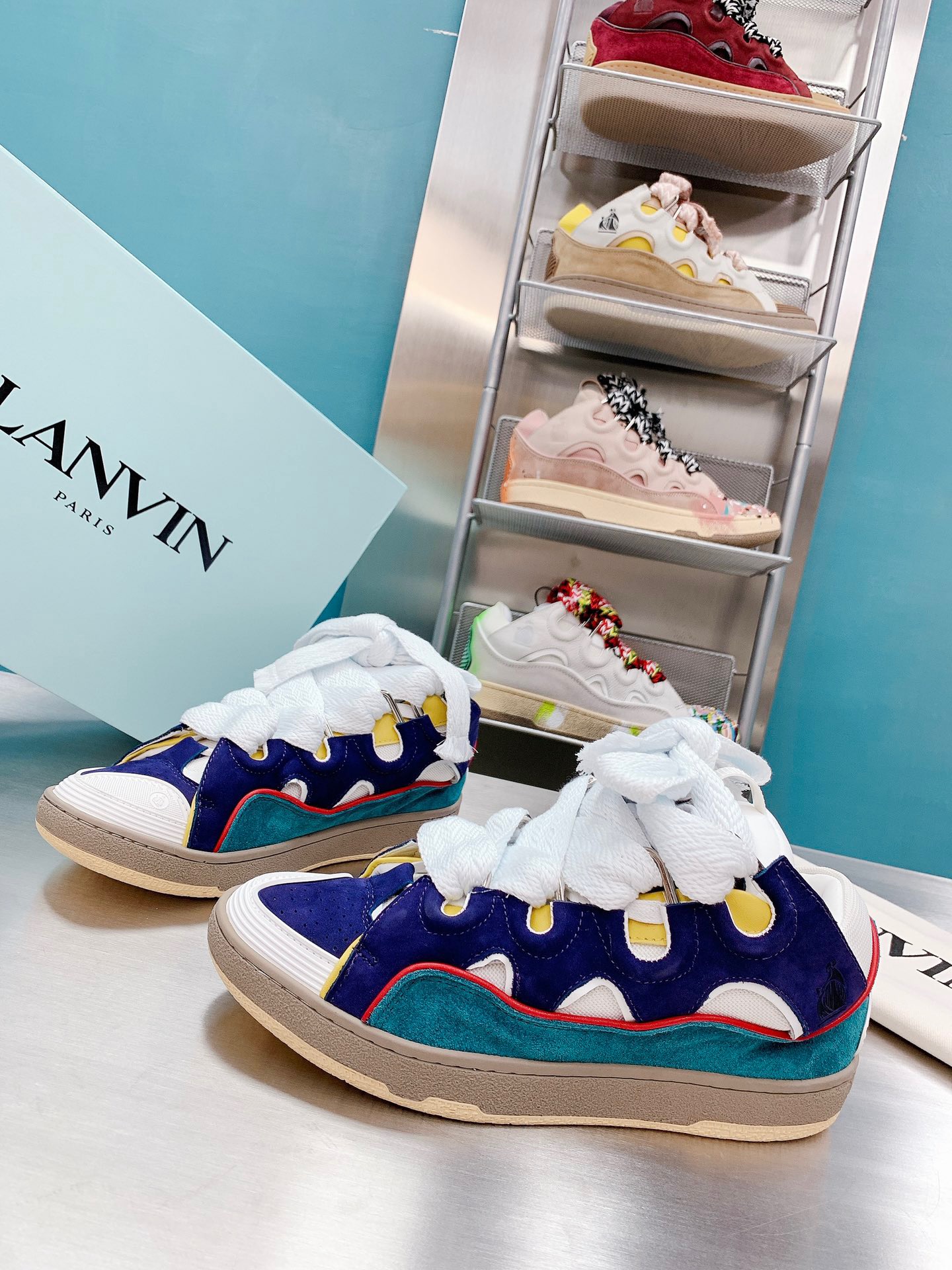 LANVIN CURB 스니커즈