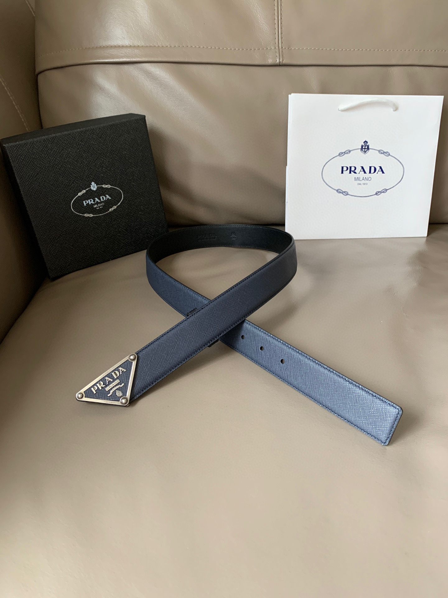 프라다 Prada 벨트 34mm