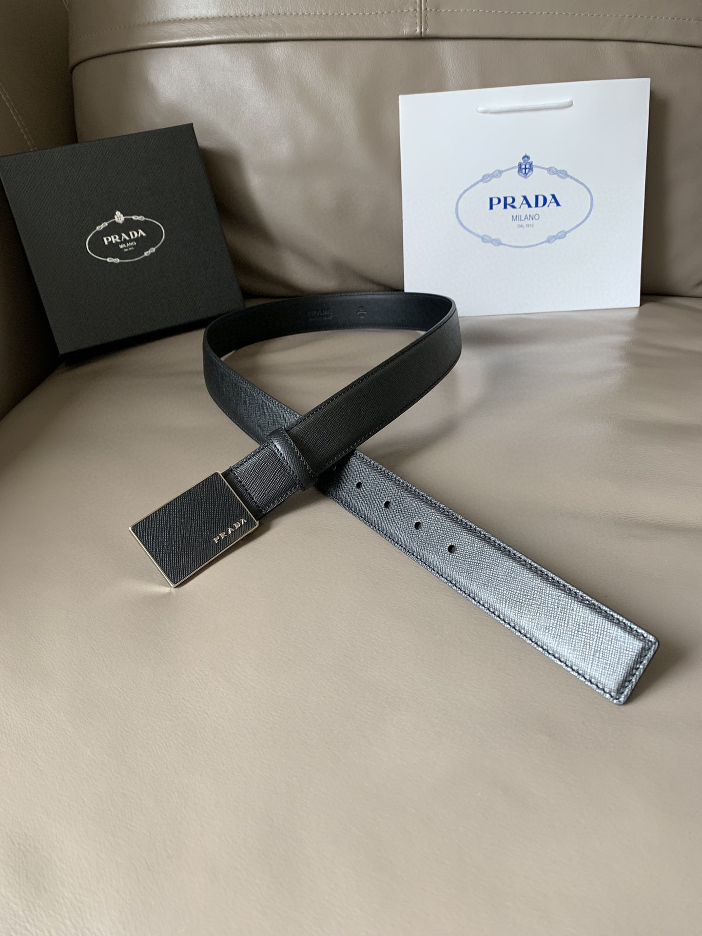 프라다 Prada 벨트 34mm