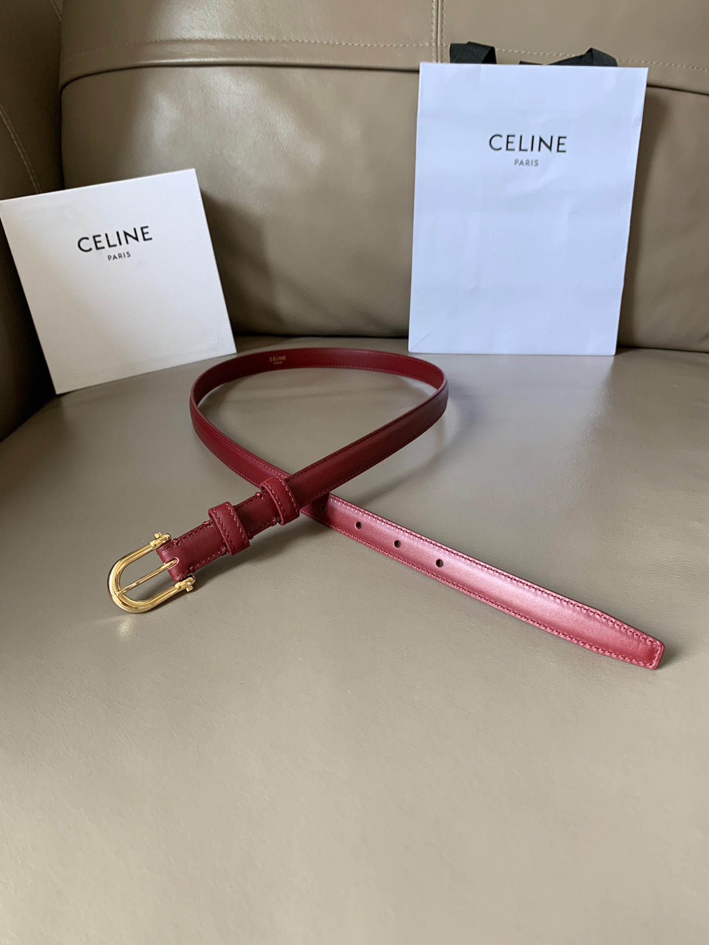 셀린느 CELINE 벨트 18mm