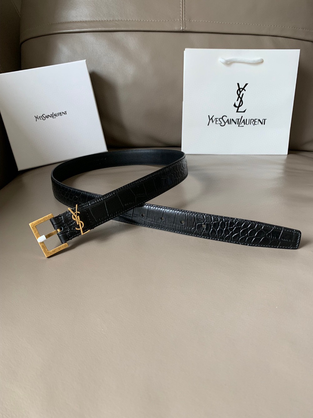 생로랑 Saint Laurent 벨트 30mm