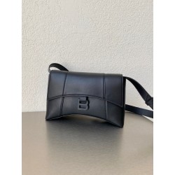 발렌시아가 Balenciaga DOWNTOWN XS 숄더 백 671355 블랙