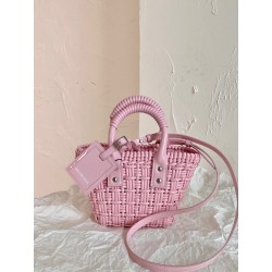 발렌시아가 Balenciaga BISTRO XXS 스트랩 678028 분홍색