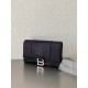 발렌시아가 Balenciaga HOURGLASS 체인 월렛 656050 블랙