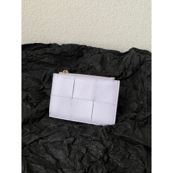 보테가베네타 Bottega Veneta 지퍼 카드 케이스 651393 보라색