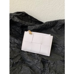 보테가베네타 Bottega Veneta 지퍼 카드 케이스 651393 연한 회색