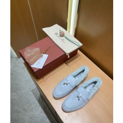로로피아나 Loro Piana Summer Charms Walk 모카신 스웨이드 소재