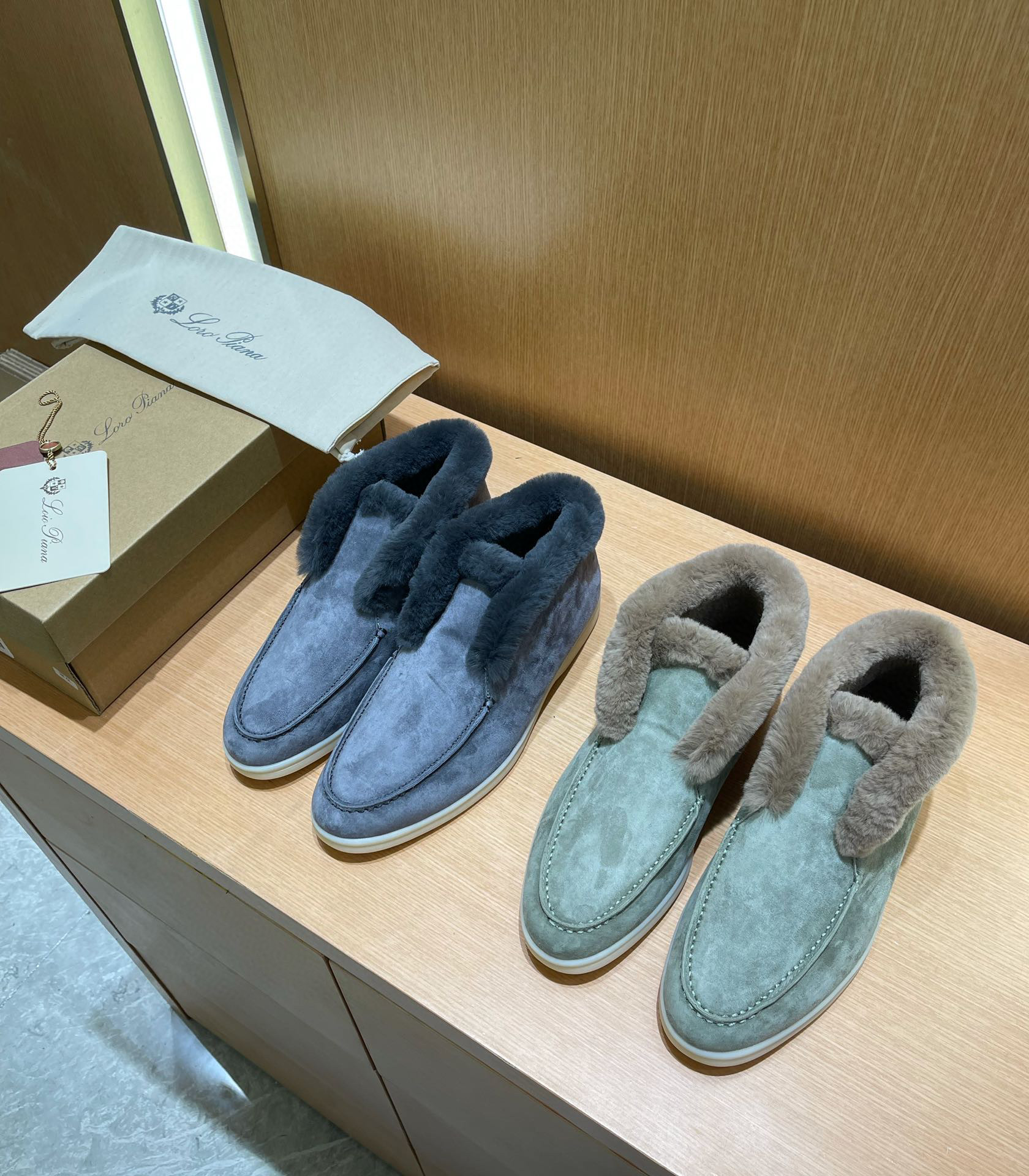 로로피아나 Loro Piana Open Walk 앵클 부츠