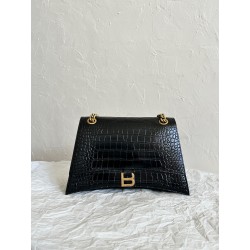 발렌시아가 Balenciaga 716393 체인백 에 대한 여성 에 블랙 31cm