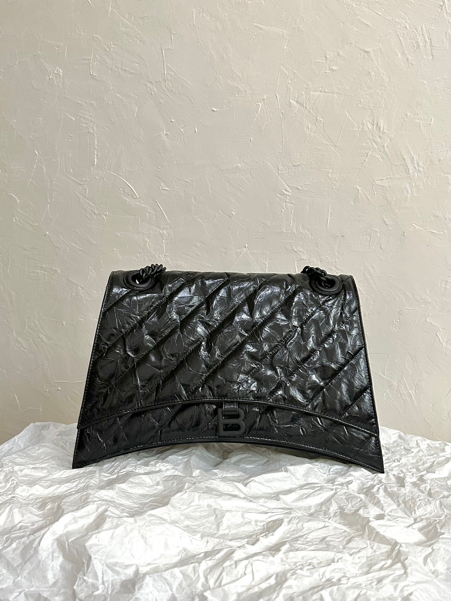 발렌시아가 Balenciaga 716332 체인백 에 대한 여성 에 블랙 40cm