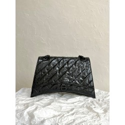 발렌시아가 Balenciaga 716332 체인백 에 대한 여성 에 블랙 40cm