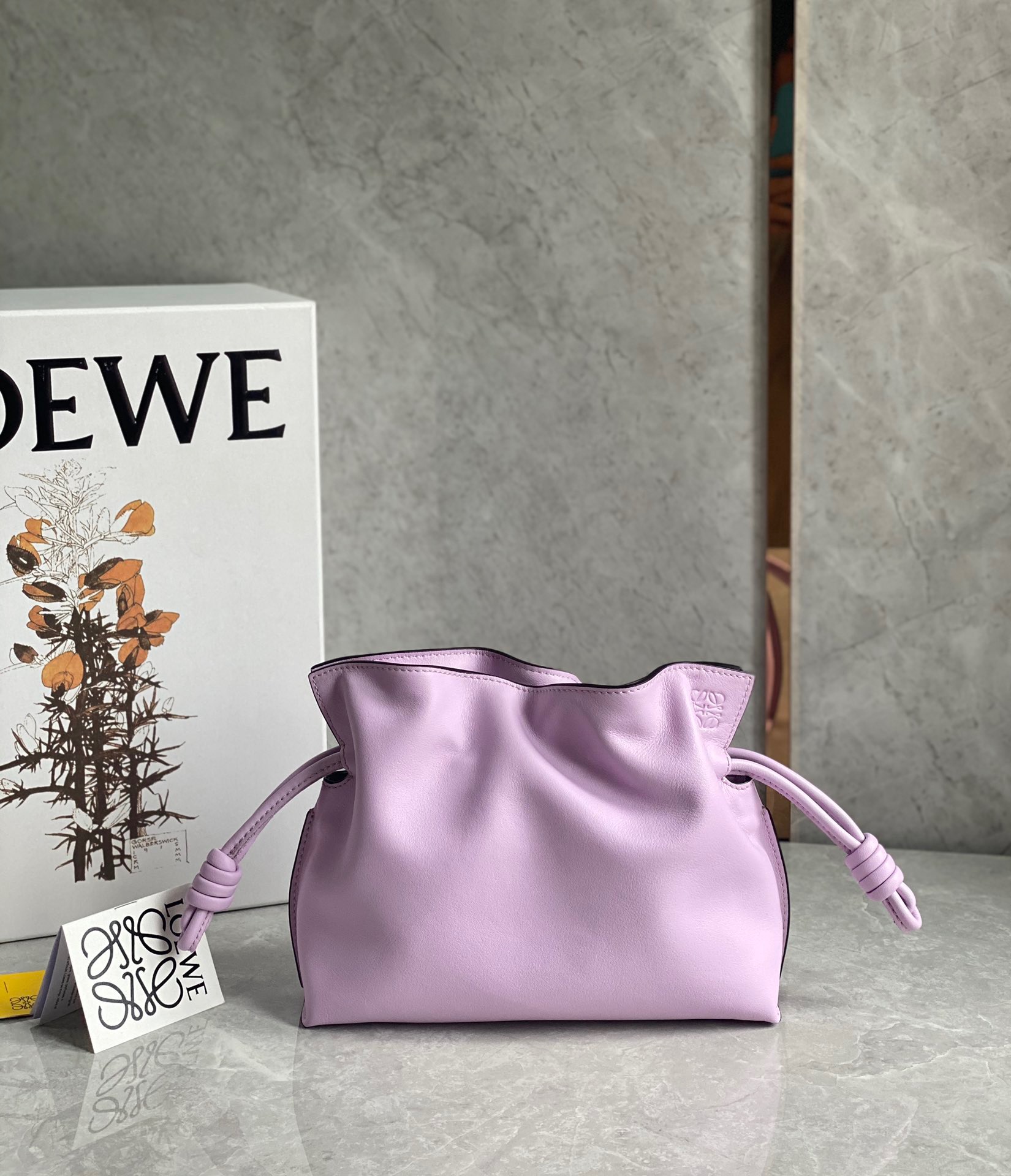 로에베 Loewe 미니 플라멩코 클러치 - 나파 카프스킨 23.9CM