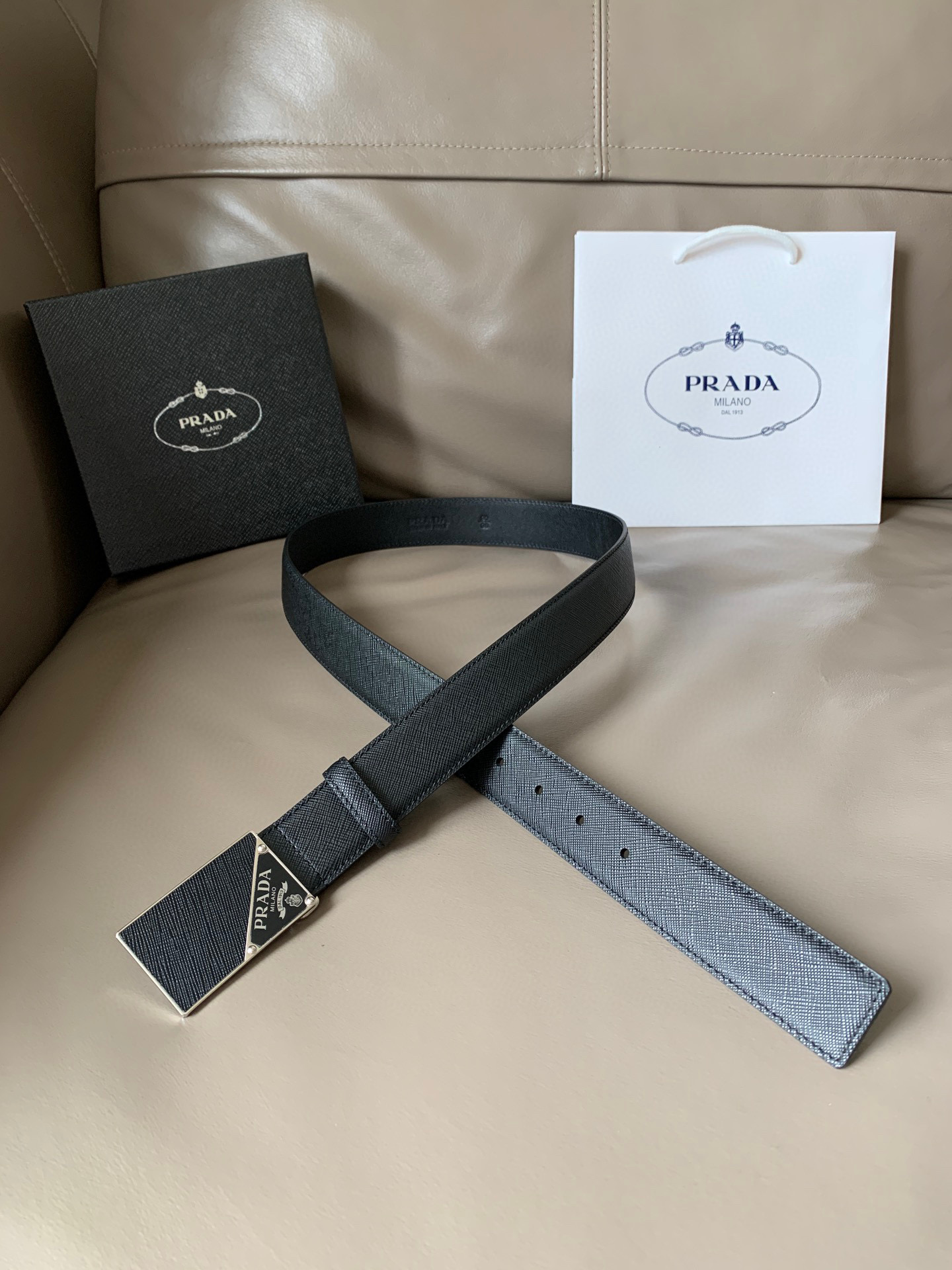 프라다 Prada 벨트 34mm
