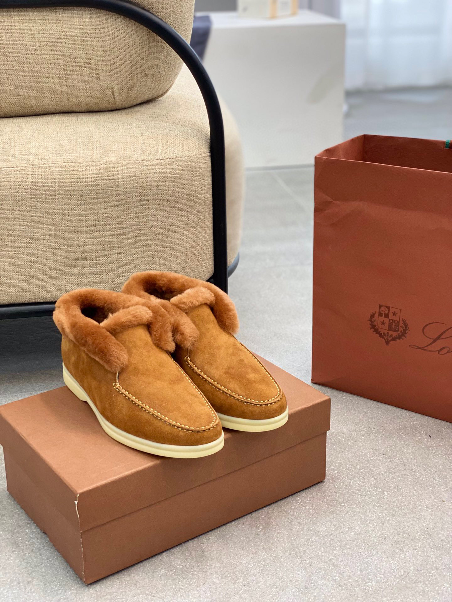 로로피아나 Loro Piana Open Walk 앵클 부츠