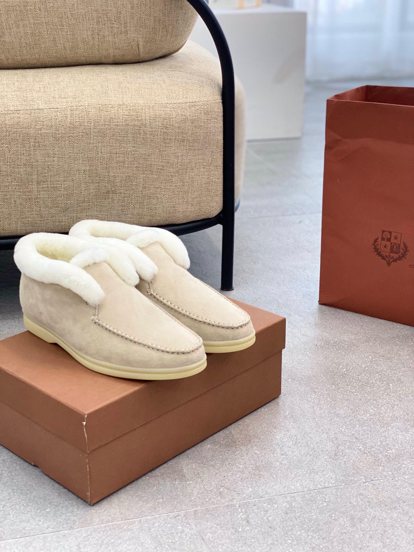 로로피아나 Loro Piana Open Walk 앵클 부츠