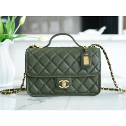 샤넬 CHANEL 핸들 장식의 스몰 플랩 백 25CM