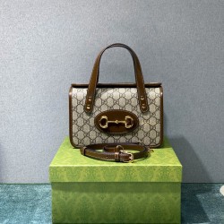 구찌 Gucci 645453 [구찌 홀스빗 1955] 미니 탑 핸들백 23CM