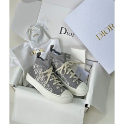 디올 Dior 워크앤디올 스니커즈 테크니컬 메쉬 그레이 디올 오블리크