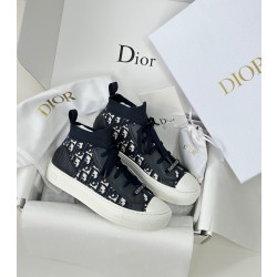 디올 Dior 워크앤디올 스니커즈 테크니컬 메쉬 딥 블루 디올 오블리크