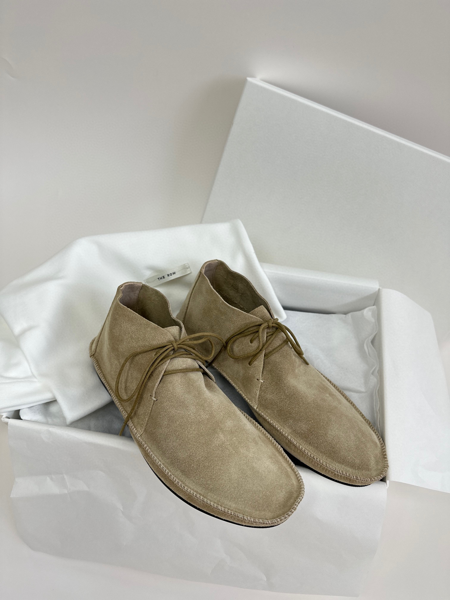 더 로우 The Row Tyler 스웨이드 레이스업 슈즈