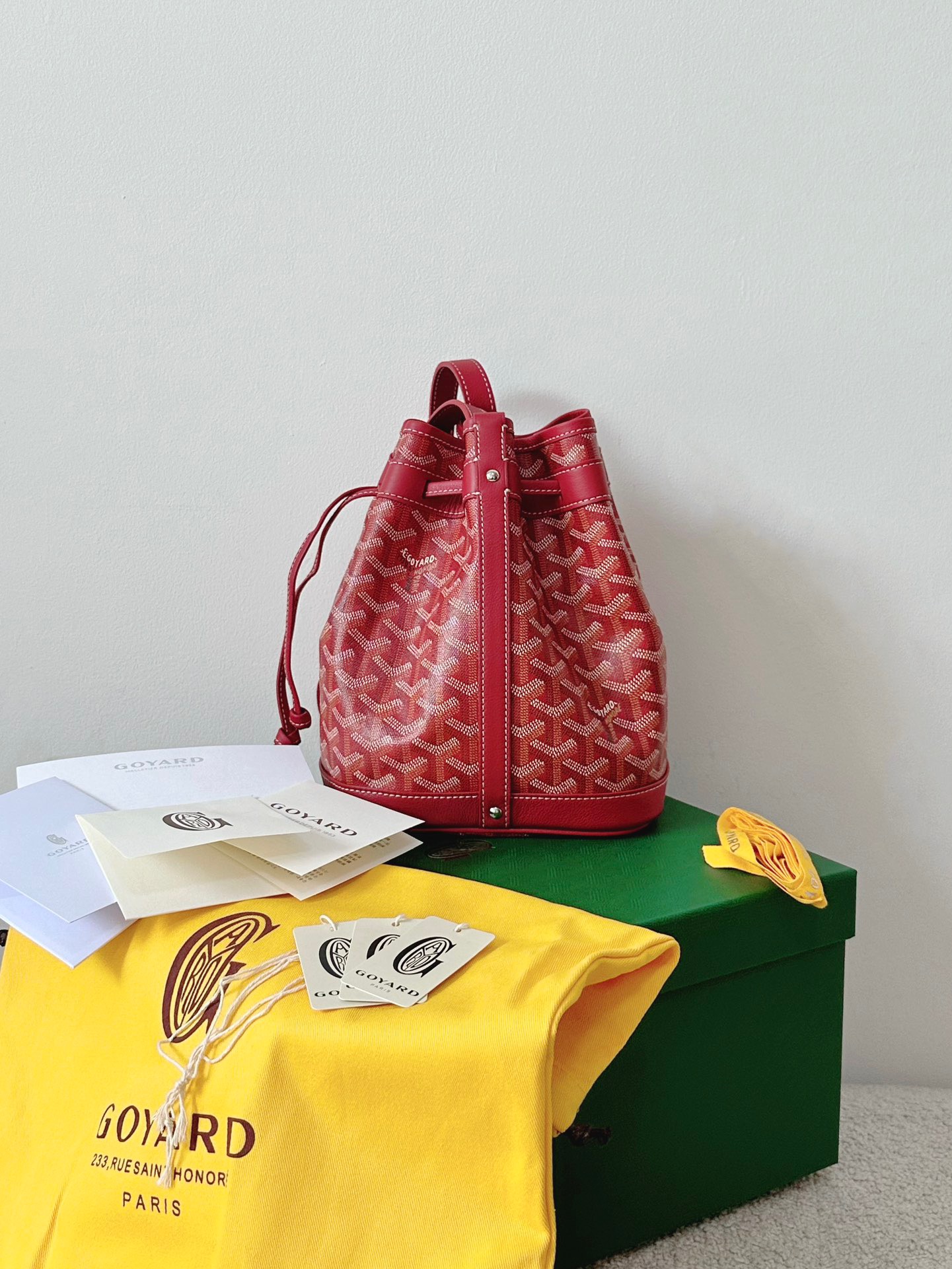 고야드 Goyard Petit flot 버킷 백 23CM