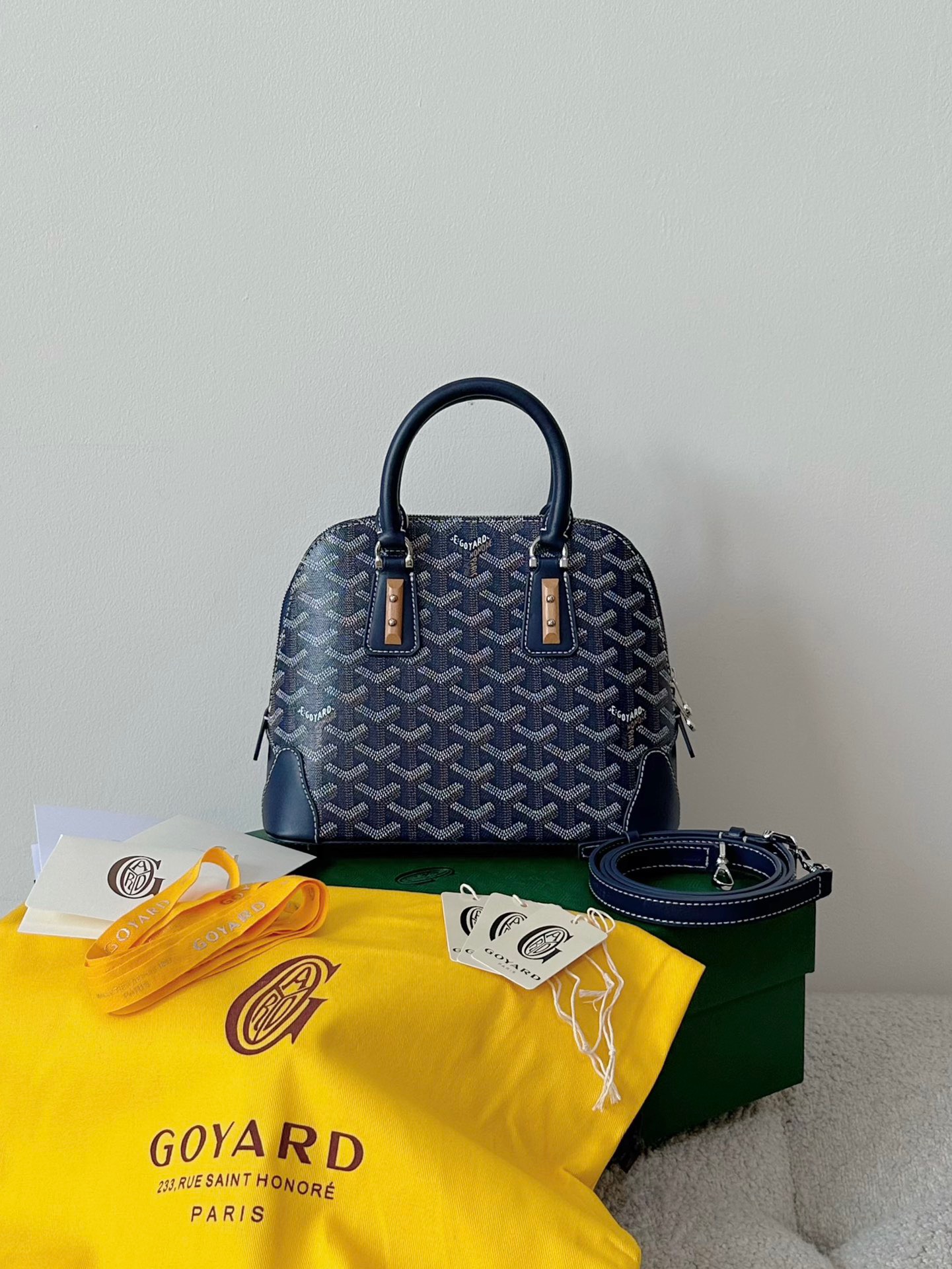 고야드 Goyard Vendome 탑 핸들백  23CM