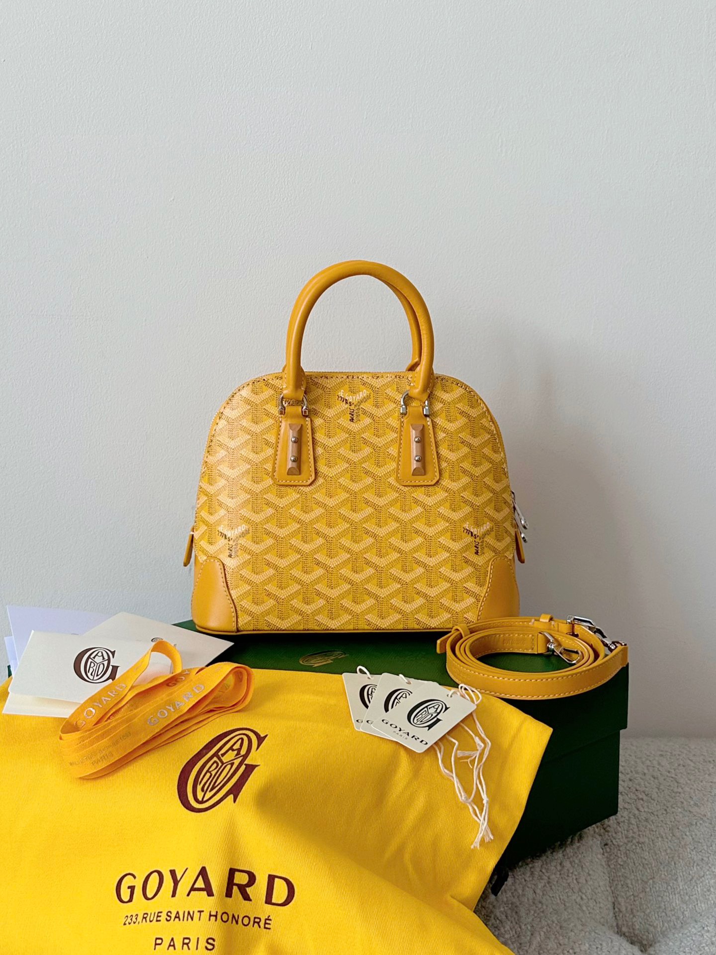 고야드 Goyard Vendome 탑 핸들백  23CM