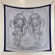에르메스 Hermes 숄 Brides de Gala Applique Pique 140x140cm