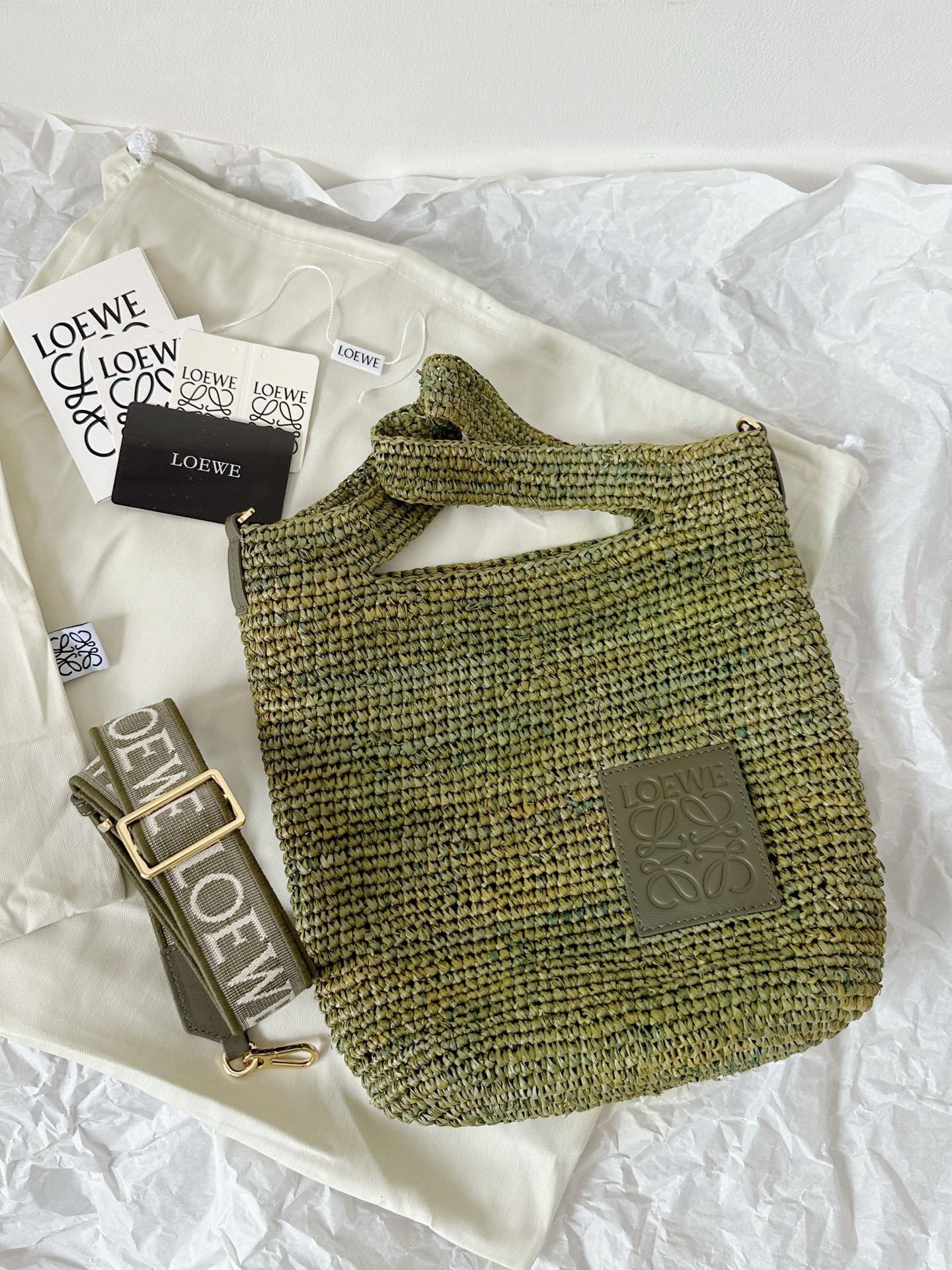 로에베 Loewe Mini slit 토트 백 30CM